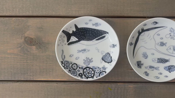HASAMI | Marine Dessert Plates Set