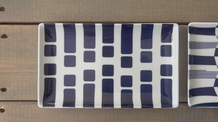 HASAMI | Japanese Pattern Sushi Plates Set