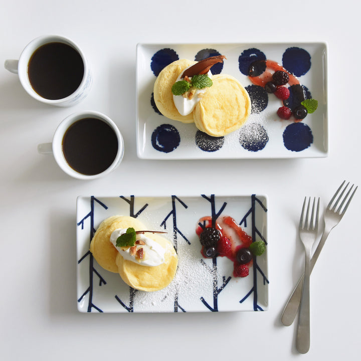 HASAMI | Japanese Pattern Sushi Plates Set