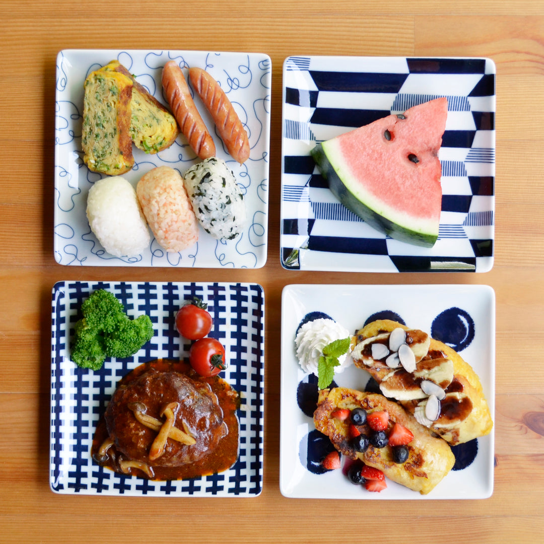 HASAMI | Japanese Pattern Side Plates Set