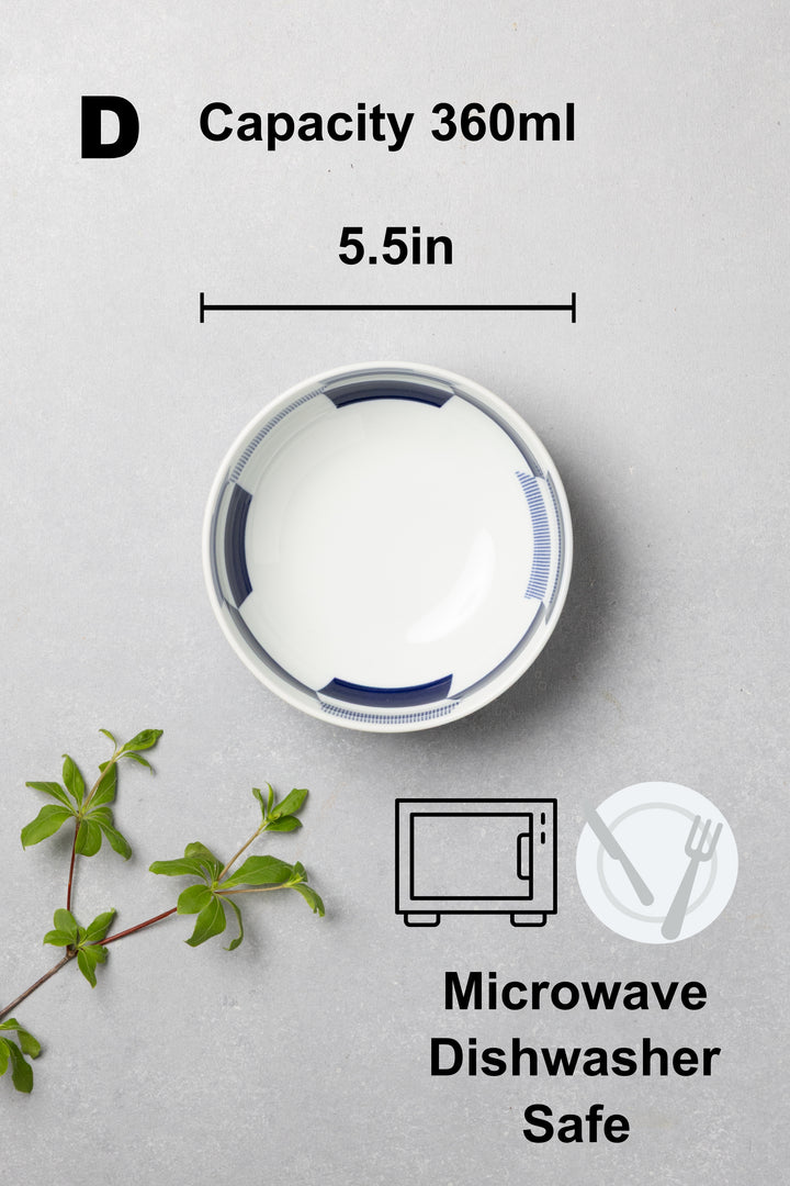HASAMI | Japanese Pattern Rice Bowl