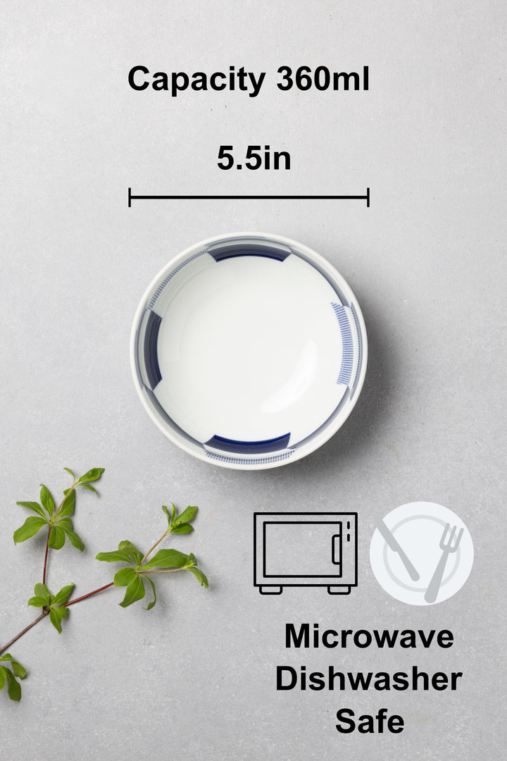 HASAMI | Japanese Pattern Rice Bowls Set