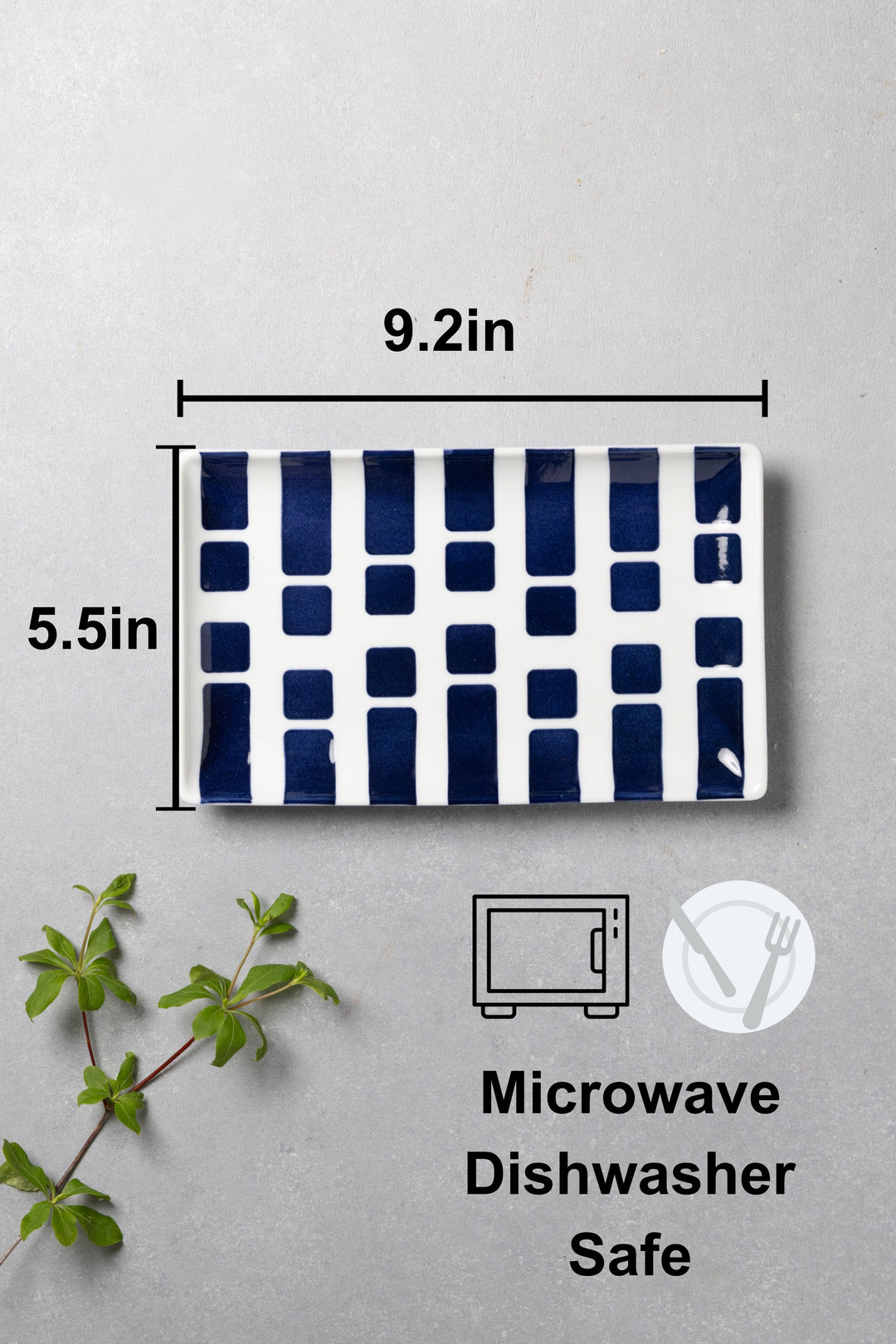 HASAMI | Japanese Pattern Sushi Plates Set