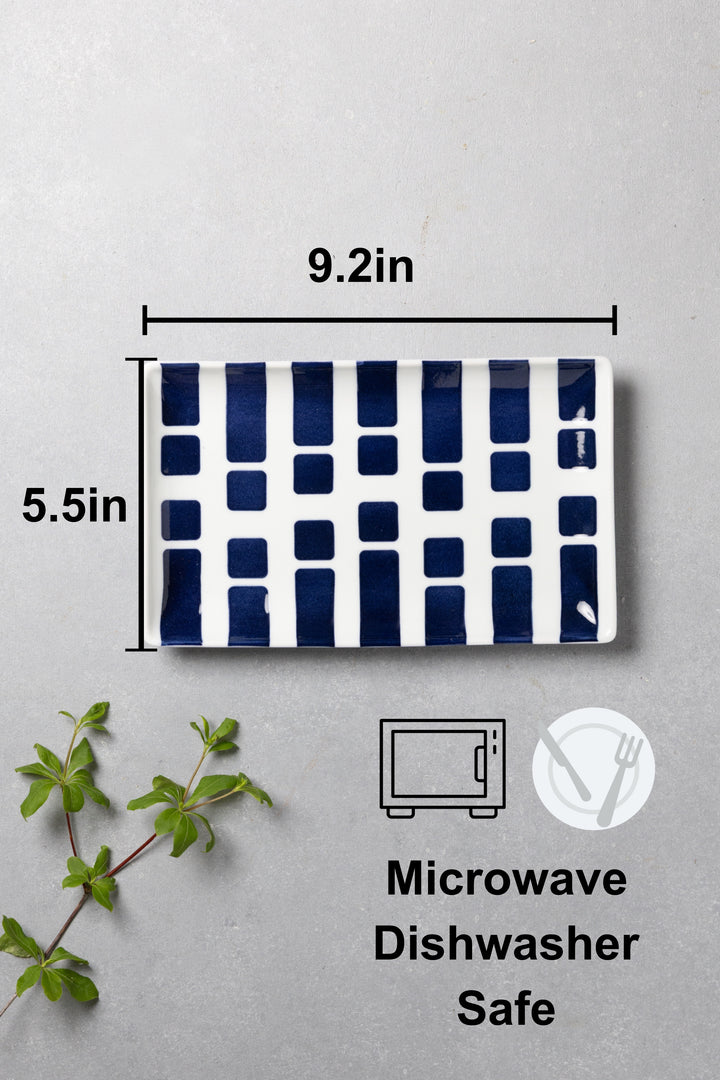 HASAMI | Japanese Pattern Sushi Plates Set