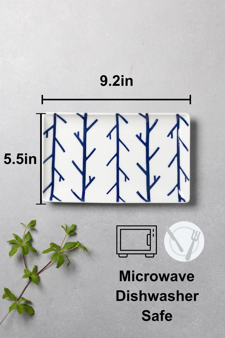 HASAMI | Japanese Pattern Sushi Plates Set