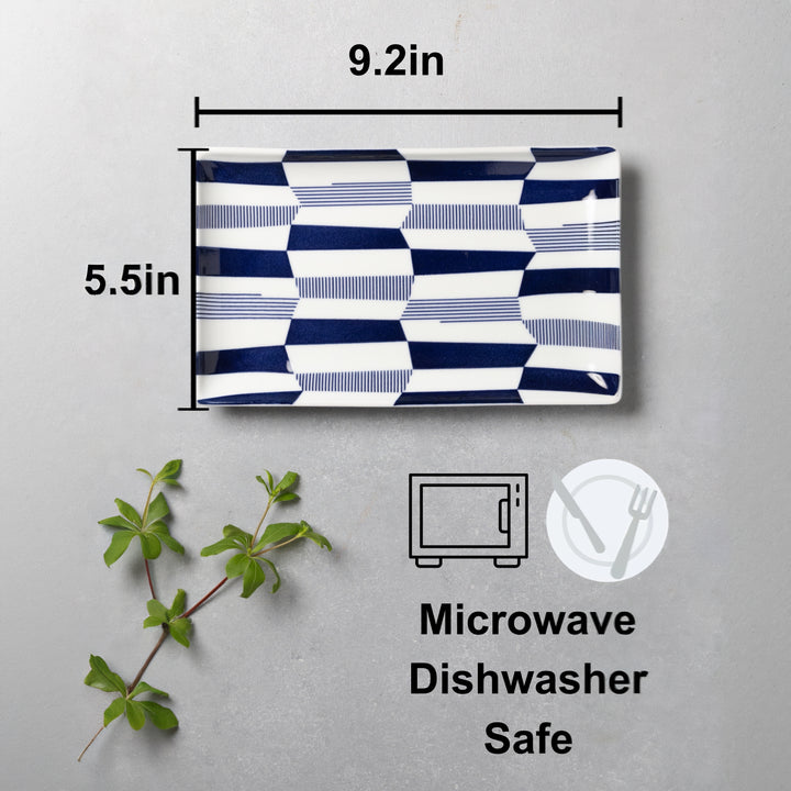 HASAMI | Japanese Pattern Sushi Plates Set